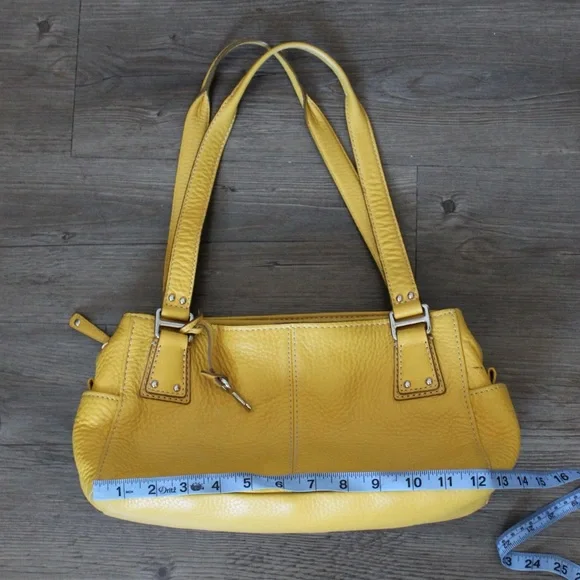 Vintage Fossil Yellow Y2K Shoulder Bag - Picture 9 of 9